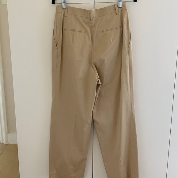The Row Marian Cotton Pleated Trousers 6 - Picture 4 of 13